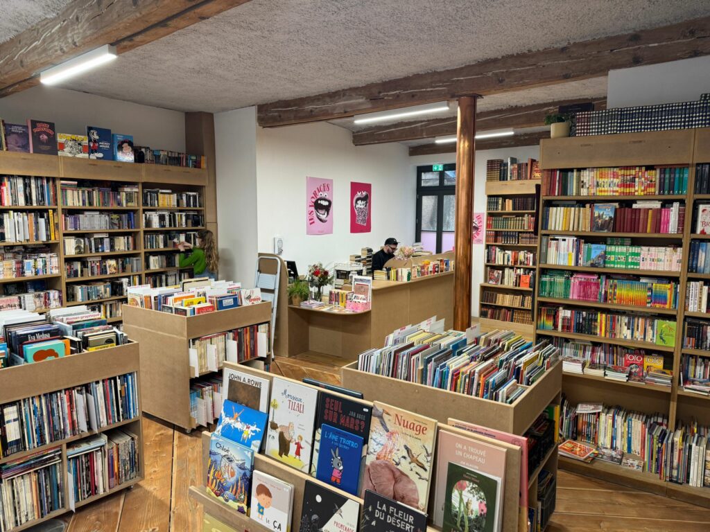 vue de la librairie intérieure